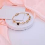 Hearts and Charms Anti-Tarnish Bracelet