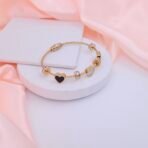 Hearts and Charms Anti-Tarnish Bracelet