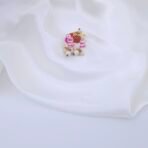 Rajasthani Brass Meenakari Necklace Set with Elephant & Umbrella Motifs