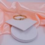 Geometric Overlap Stainless Steel Bracelet - Gold Finish