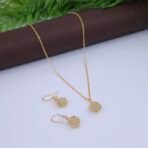 Golden Yellow Natural Stone Wire Wrapped Jewelry Set