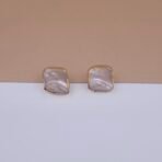 Handcrafted Gold Hasli Jewellery Set with Mother of Pearl and Monalisa Stones – Anti-Tarnish Statement Jewellery