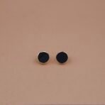 Noir Charm Natural Stone Stud Jewellery – Anti-Tarnish Gold Finish