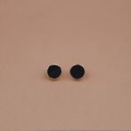 Noir Charm Natural Stone Stud Jewellery – Anti-Tarnish Gold Finish
