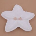 Rose Quartz Stud Earrings in Gold Finish | Minimal Handcrafted Anti-Tarnish Earrings