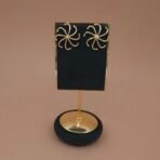 Handcrafted Gold Starburst Stud Earrings - Anti-Tarnish Statement Jewellery