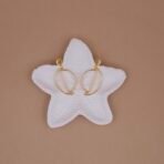 Handcrafted Anti-Tarnish Geometric Gold Drop Earrings