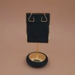 Handcrafted Anti-Tarnish Gold Minimalist Triangle Hoop Earrings
