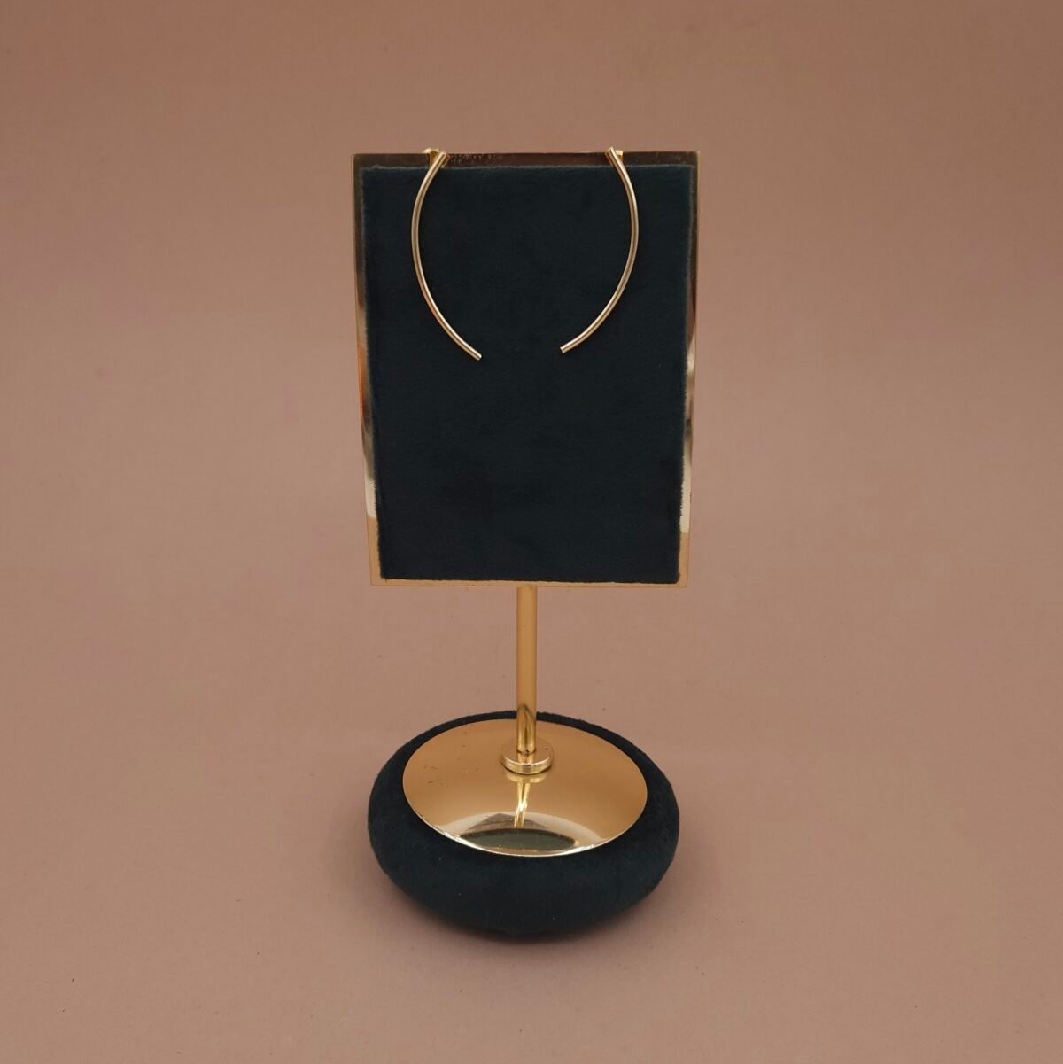 Handcrafted Anti-Tarnish Gold Minimalist Open Hoop Earrings