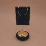 Handcrafted Anti-Tarnish Gold Minimalist Open Hoop Earrings