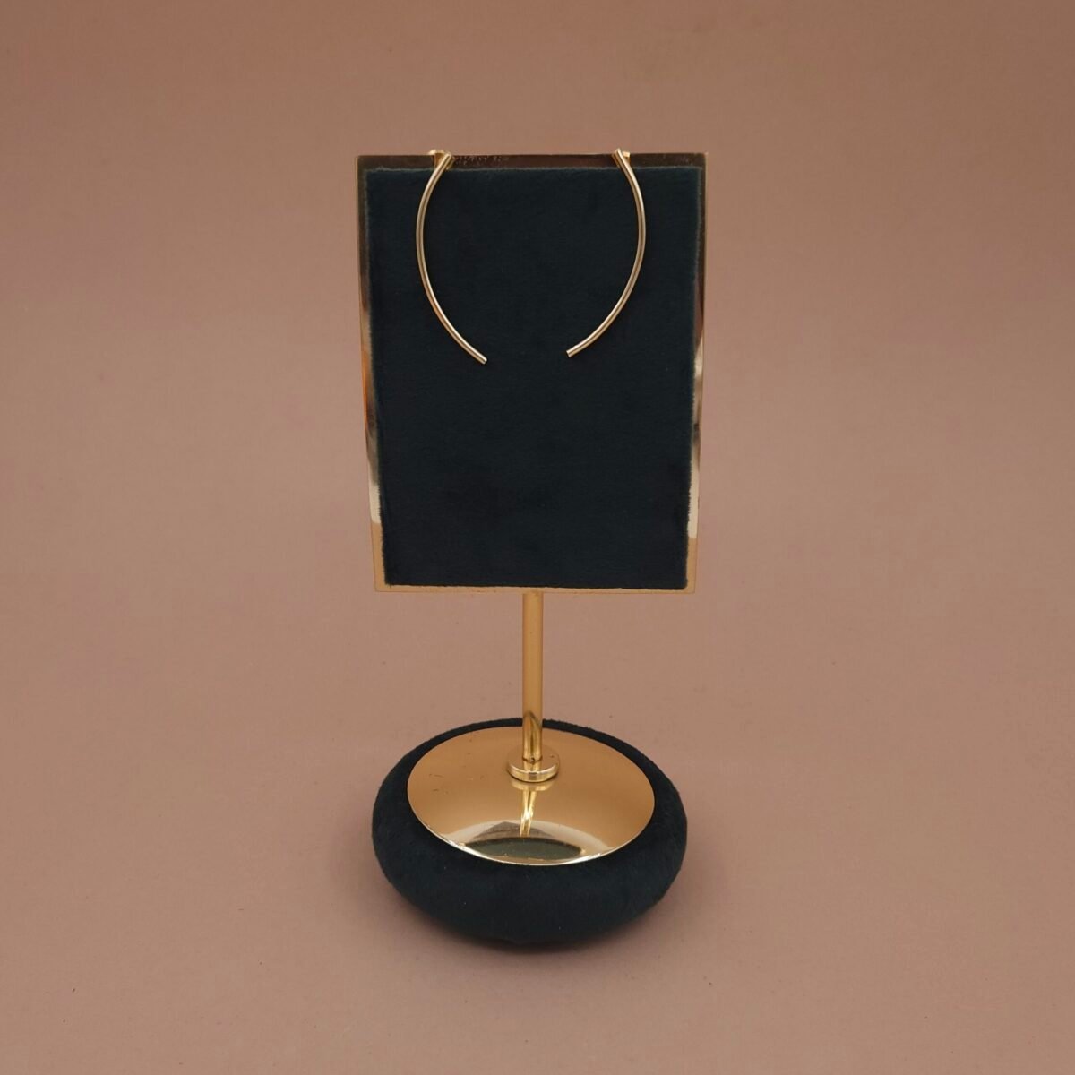 Handcrafted Anti-Tarnish Gold Minimalist Open Hoop Earrings
