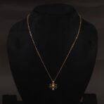 Stainless Steel Dragonfly Necklace - CZ Accent, Anti-Tarnish