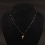 Stainless Steel Moon & Star Pendant Necklace - Pearl & CZ, Anti-Tarnish