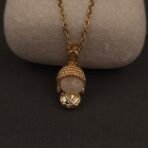 Stainless Steel Buddha Pendant Anti-Tarnish Necklace