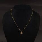 Stainless Steel Crystal Cat Pendant Necklace - Anti-Tarnish