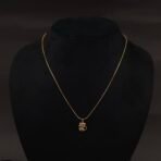 Stainless Steel Crystal Cat Pendant Necklace - Anti-Tarnish