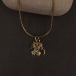 Stainless Steel Crystal Cat Pendant Necklace - Anti-Tarnish