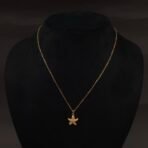 Stainless Steel Starfish Pendant Necklace - Anti-Tarnish