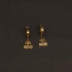 Stainless Steel Tree of Life Mother of Pearl Hoop Earrings - Anti-Tarnish