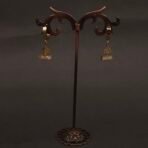 Stainless Steel Tree of Life Mother of Pearl Hoop Earrings - Anti-Tarnish