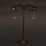 Stainless Steel Tree of Life Mother of Pearl Hoop Earrings - Anti-Tarnish