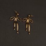 Stainless Steel Butterfly Drop Earrings - Anti-Tarnish