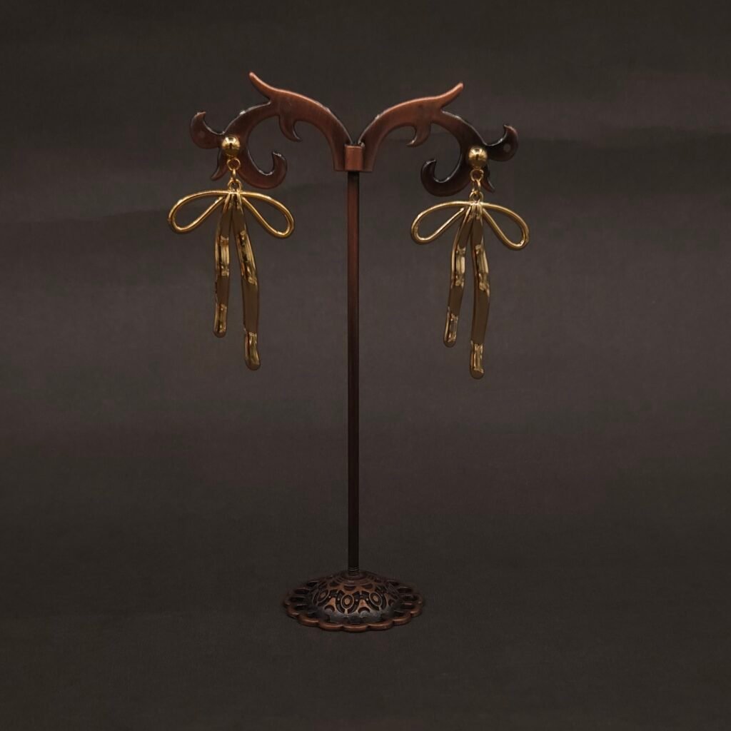 Stainless Steel Butterfly Drop Earrings - Anti-Tarnish