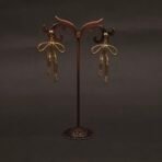 Stainless Steel Butterfly Drop Earrings - Anti-Tarnish