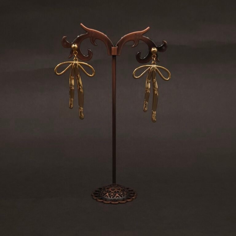 Stainless Steel Butterfly Drop Earrings - Anti-Tarnish