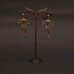 Stainless Steel Butterfly Drop Earrings - Anti-Tarnish
