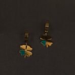 Stainless Steel Clover Hoop Earrings - Anti-Tarnish