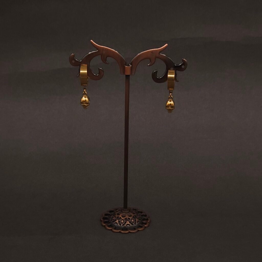 Stainless Steel Skull Hoop Earrings - Anti-Tarnish