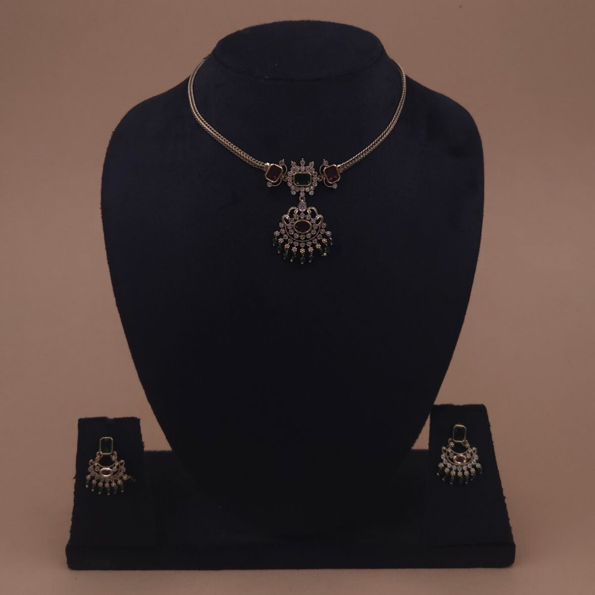 traditional indian temple necklace jewelry