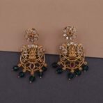 traditional lakshmi temple jewelry necklace set