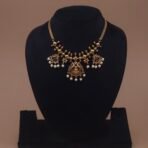 traditional south indian lakshmi temple jewelry necklace