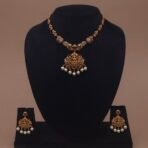 khianaa goddess lakshmi pendant temple necklace set