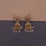 south indian bridal temple necklace layered set