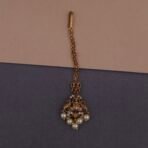 antique gold temple jewelry with pearl drops