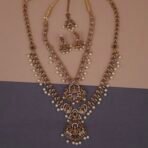 lakshmi peacock temple bridal jewelry set