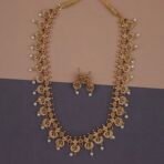 peacock coin temple jewelry set